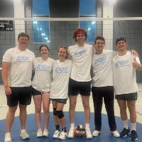 Volleyball Blue Bracket Champions